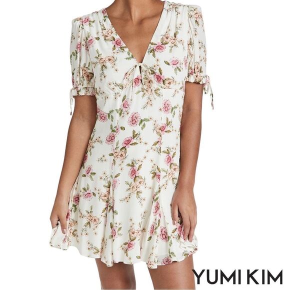 Yumi Kim **NWT**  Kelly Dress in Royal Rose Ivory Floral - Picture 1 of 10